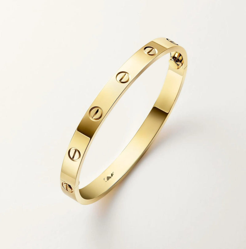 LOVE Bracelet Yellow Gold DN2015 - TUZZUT Qatar Online Shopping