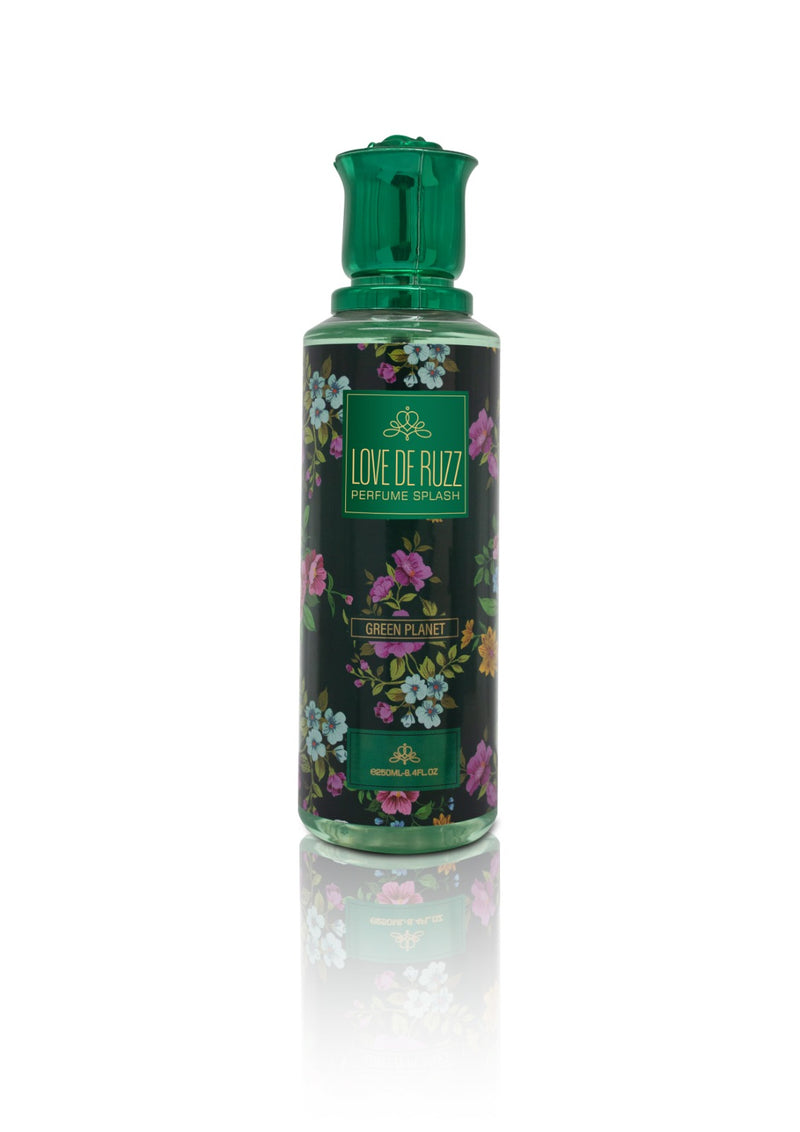 Love De Ruzz Perfume Splash Green Planet- 250ml - Tuzzut.com Qatar Online Shopping