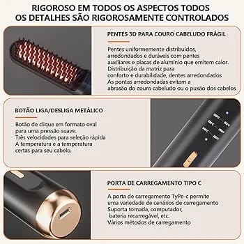 Professional Hair Straightening Comb   KR017 - TUZZUT Qatar Online Shopping