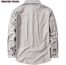 Men's Jacket, Luxury Man Shirt Oversize Men Clothing Long Sleeve Button Up Shirts Outdoor Workwear Top Men Clothing Shirt   S5055884 - TUZZUT Qatar Online Shopping