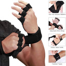 Weight Lifting Workout Gloves with Built-in Wrist Wraps   B10617 - TUZZUT Qatar Online Shopping