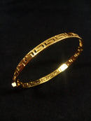 Solid Bangle Cuff Bracelet B-7470 - TUZZUT Qatar Online Shopping