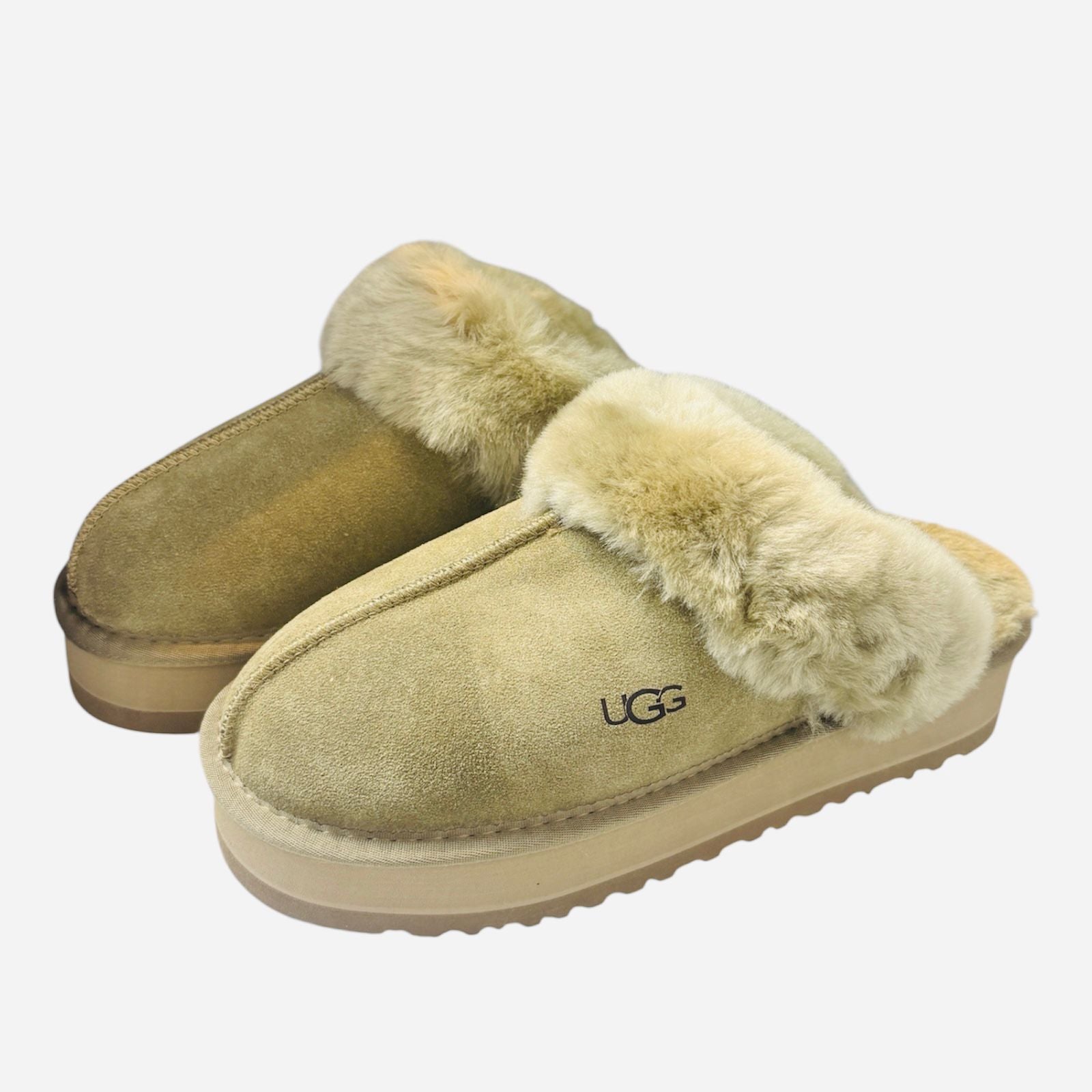 Luxury Platinum Platform Scuff Uggs 5623 Luxury Platinum Platform Scuff Uggs 5623