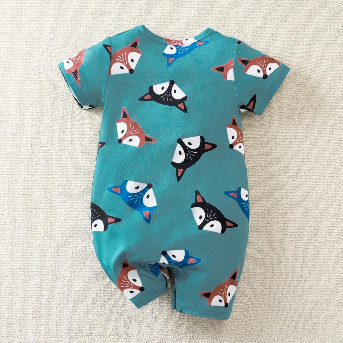 Baby Round Neck Short Sleeve Casual Jumpsuit 1551389 Baby Round Neck Short Sleeve Casual Jumpsuit 1551389