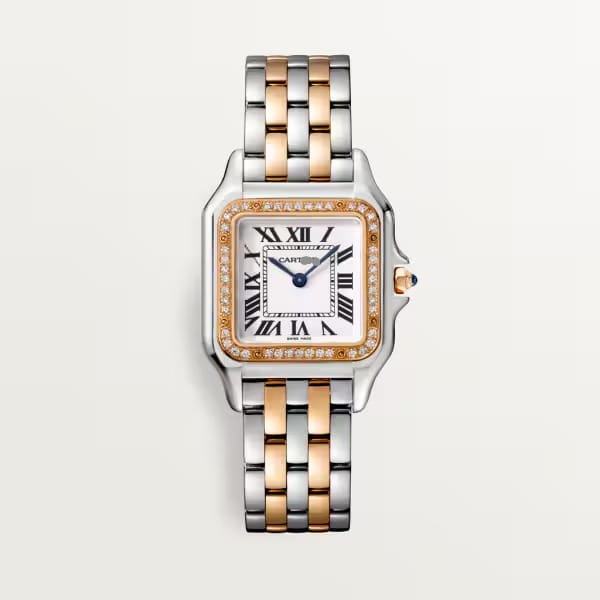 Luxury Rose Gold Steel Diamonds Quartz Watch W1006 - TUZZUT Qatar Online Shopping