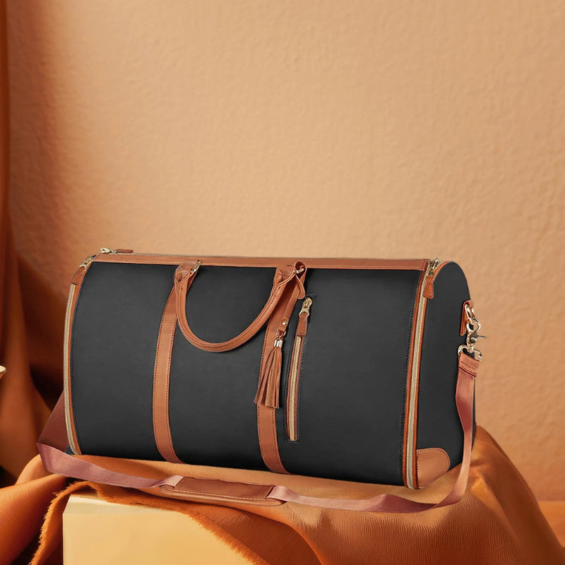 Large PU Leather Duffle Bag for Travel WZ2951613 - TUZZUT Qatar Online Shopping