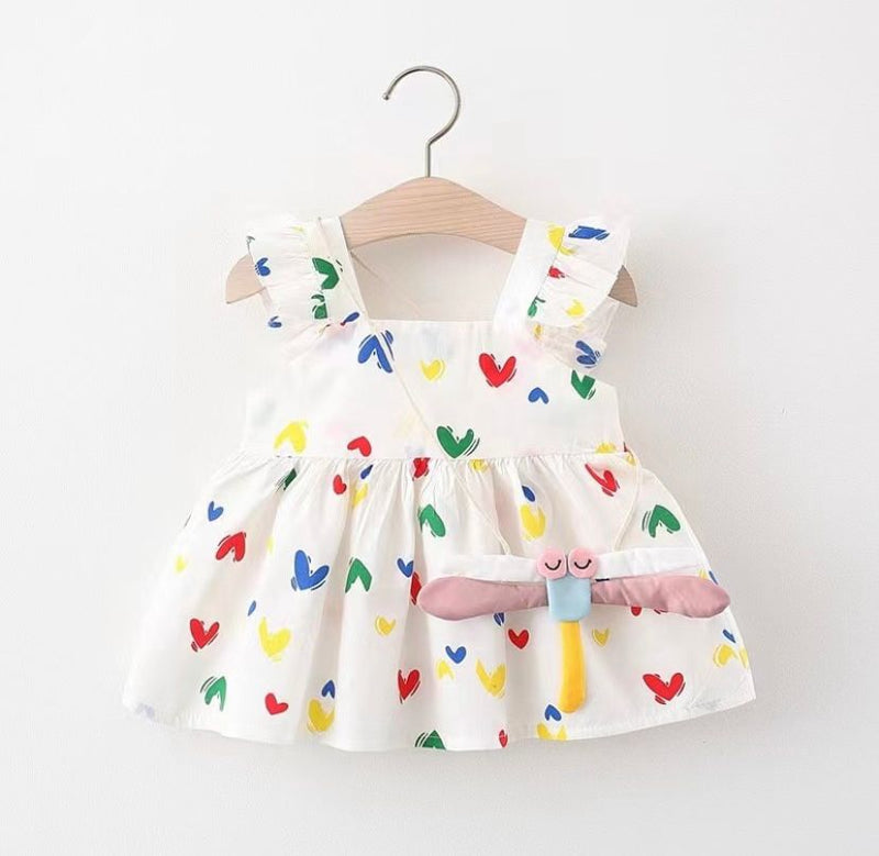 Sweet Heart Baby Girls Children Clothes  Toddler Dress For Girl 389813 (80cm)