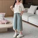 Girls Short Sleeve Shirt and Jeans Set    593620 - TUZZUT Qatar Online Shopping