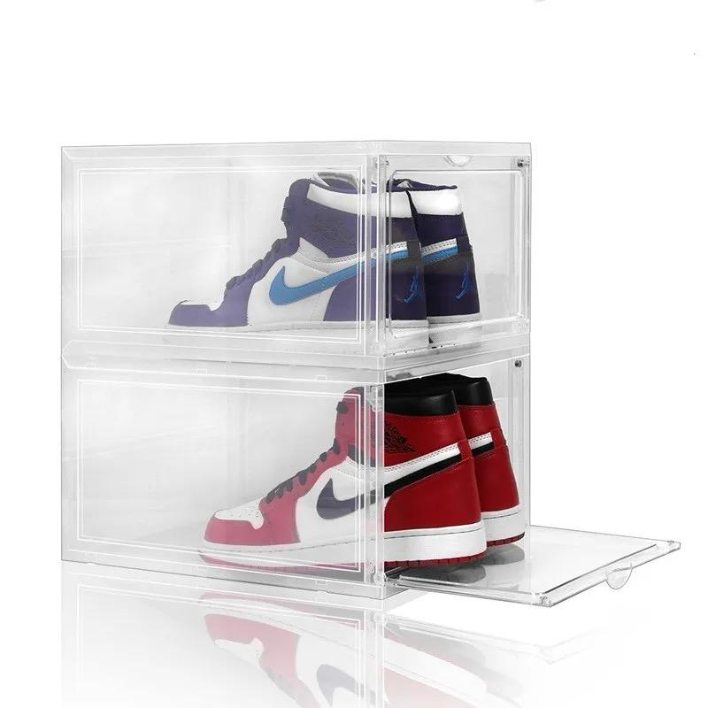 1 Pc Acrylic Transparent Shoe Cover Box - TUZZUT Qatar Online Shopping