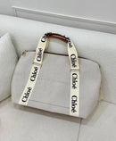 Tote Bag Shoulder Bag Cotton Leather  S439258 - TUZZUT Qatar Online Shopping