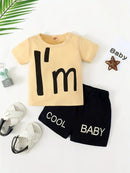 Baby Summer Short Sleeve Top Shorts 2PCS Set   1451990 - TUZZUT Qatar Online Shopping