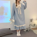 Women 's Long Sleeve Sleep Dress XL 464095 - TUZZUT Qatar Online Shopping