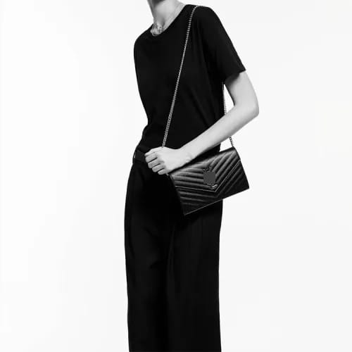 Leather Chain Wallet Shoulder Bag B2018 - TUZZUT Qatar Online Shopping