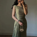 Prom Gown Women Party Long Dress One Shoulder Maxi Dress RM1202