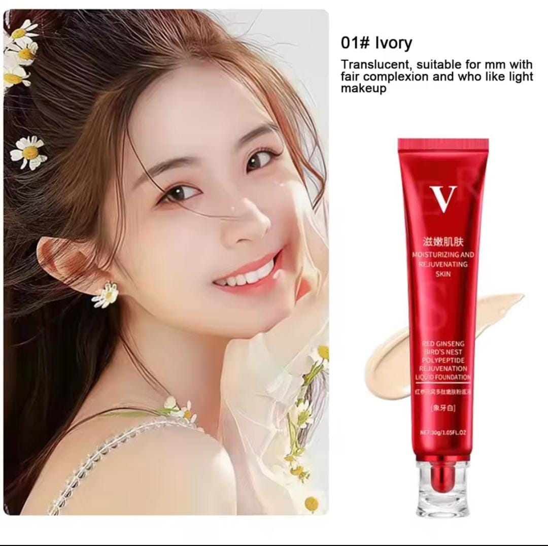Red Ginseng Bird's Nest Liquid Foundation 30g Red Ginseng Bird's Nest Liquid Foundation 30g