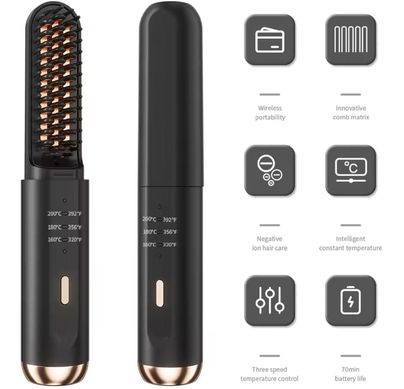 Professional Hair Straightening Comb   KR017 - TUZZUT Qatar Online Shopping