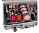 Miss Young MC1157 Make-Up Kit Suitcase with Cosmetics, Brushes, Eyeshadow & Mirror - TUZZUT Qatar Online Shopping