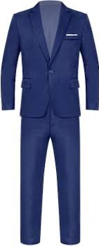 Men Suit 3 Pieces Formal Business Solid Tuxedos Blazer with Trousers for Wedding  S809951 - TUZZUT Qatar Online Shopping