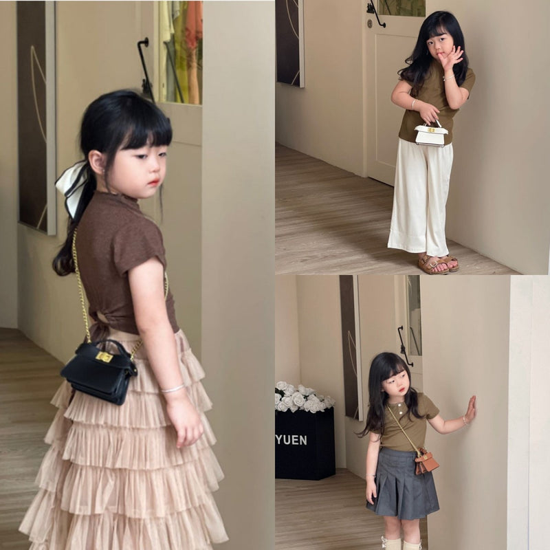Kid's Girls Mini Solid Color Handbags 522475