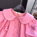 Girls Heart Decoration Puff Sleeve Princess Dress   1658014 - TUZZUT Qatar Online Shopping