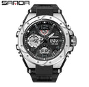 Sanda-Silicone Bracelet Watch Men Women Digital Quartz Wristwatch Couple Gift Fashion -07 - Tuzzut.com Qatar Online Shopping
