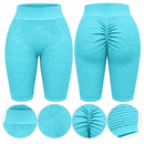 Women's High-Waist Textured Butt-Lift Shaping Short KL-12