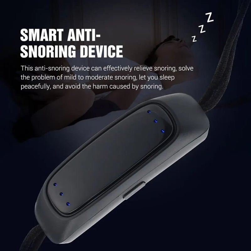 Electric Anti Snoring Device Household Breathing Corrector Sleep Intelligent Corrects Snoring USB Charging - Tuzzut.com Qatar Online Shopping