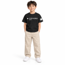 Size 3-4 Y  Kids’ Black Star Print Short-Sleeve T-Shirt 1587041