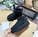 New Snow Boot Style Short Mini Winter Sheepskin Boots 363944 (37) - TUZZUT Qatar Online Shopping