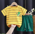 Kid's Tshirt +Shorts Cartoon Print Short Sleeve     929229 - TUZZUT Qatar Online Shopping