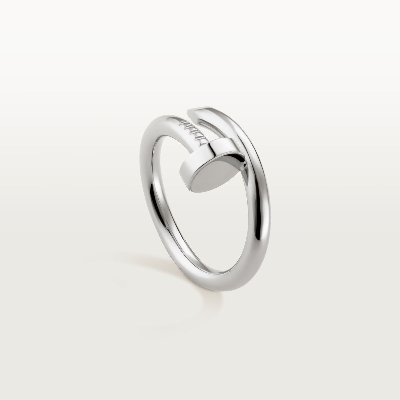 Nail Classic White Gold Finger Ring CR105 Nail Classic White Gold Finger Ring CR105