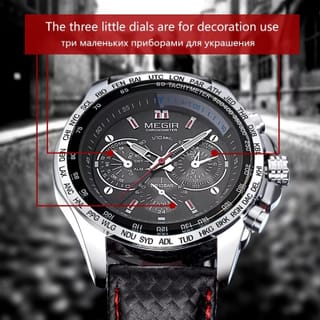 Megir Men Quartz Watch W6476 Megir Men Quartz Watch W6476