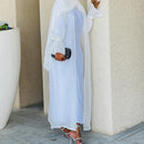 Women's Long Sleeve Solid Color Abaya XL 509147 - TUZZUT Qatar Online Shopping