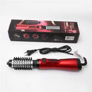 Shiny & Beauty Multifunctional Rotating Hairbrush & Curling Comb 2-in-1 - TUZZUT Qatar Online Shopping