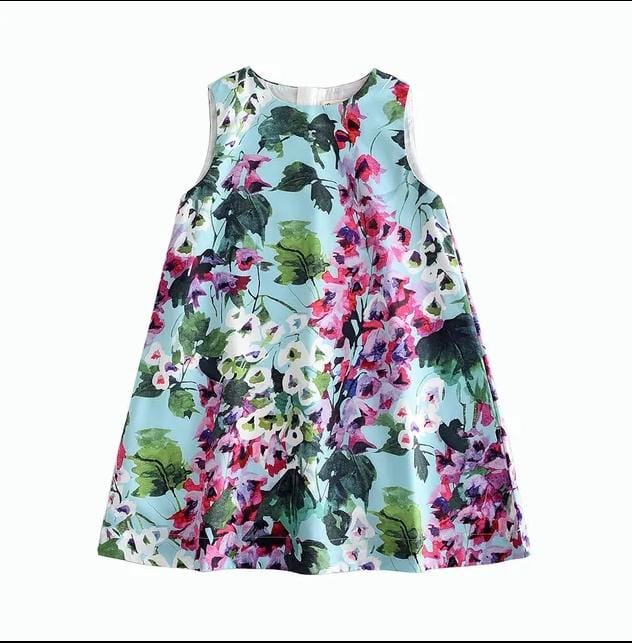 Long Sleeve Dress Girl Dress Autumn Winter Floral Print Toddler Girl Dresses Kids Clothes Children Dress S4580610 - Tuzzut.com Qatar Online Shopping