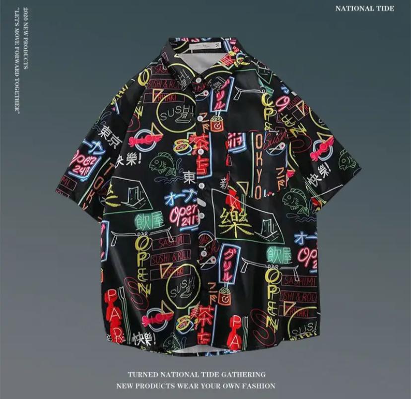 Vintage Print Short Sleeve T Shirt Female Hip Hop Wild Fashion XL S1943449 Vintage Print Short Sleeve T Shirt Female Hip Hop Wild Fashion XL S1943449