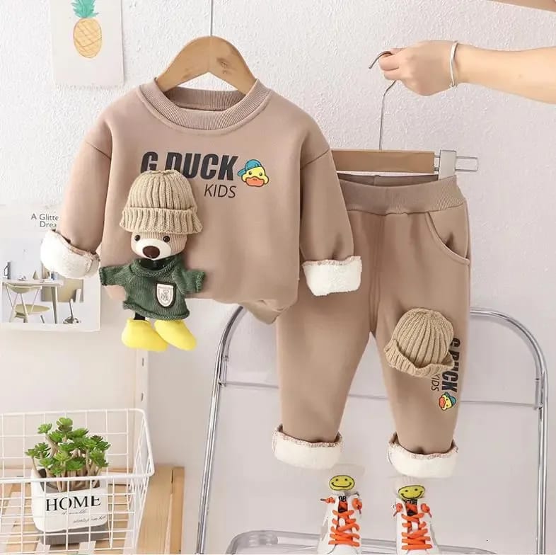 Clothing Sets Baby Boy Bear Pullover Long Sleeve Fleece Sweatshirts Coat and Pants B651648/8 Clothing Sets Baby Boy Bear Pullover Long Sleeve Fleece Sweatshirts Coat and Pants B651648/8