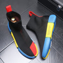 High-tops Designer Mesh Socks Men Heighten Shoes Light Breathable Causal Walking Sneakers     S351866 - TUZZUT Qatar Online Shopping