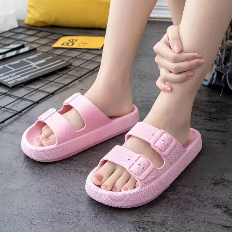 Women's Buckle Platform Anti-Slip Slides Sandals Slippers Women's Buckle Platform Anti-Slip Slides Sandals Slippers