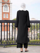 Women 2 Piece Set Long Sleeve Shirt and Pants Dress    002334003 - TUZZUT Qatar Online Shopping