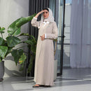 Womens Down Collar Abaya S128976 - TUZZUT Qatar Online Shopping