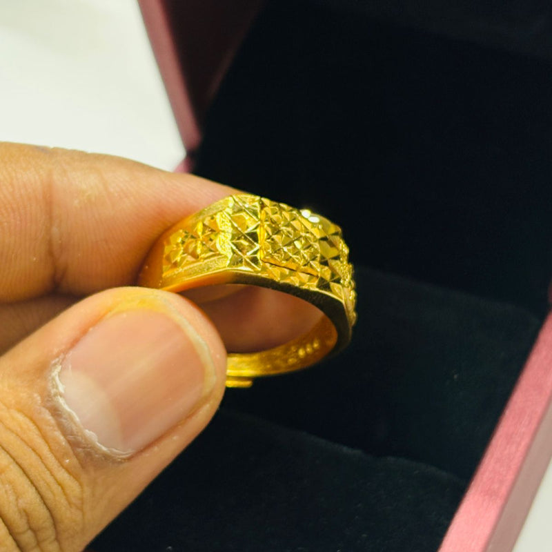 Women's Fashion Gold Ring S471254 - TUZZUT Qatar Online Shopping