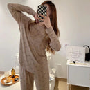 2 Pcs Women 's Long Sleeve Sleep Set 468390 - TUZZUT Qatar Online Shopping