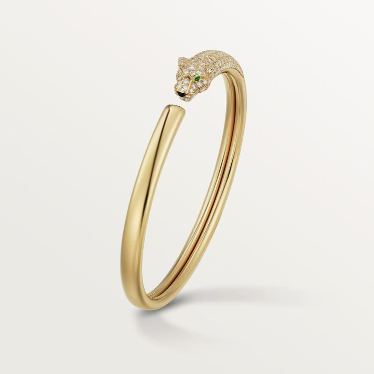 Panther Bracelet Yellow Gold Diamonds DN2027 - TUZZUT Qatar Online Shopping