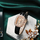 high quality fashion luxury Full diamond Oval Ladies belt Quartz Watch Student girls dress Clock Roman vintage  S4616705 - Tuzzut.com Qatar Online Shopping