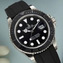 Yacht-Master Oysterflex Black Dial RLX983 - TUZZUT Qatar Online Shopping