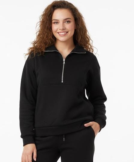 Black Melton Jogger Set JS321