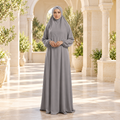Women's Isdal Prayer Dress Abaya Asdal with Pouch PD830