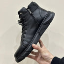 Black with Zipper Closure Ankle Boots YL718 - TUZZUT Qatar Online Shopping