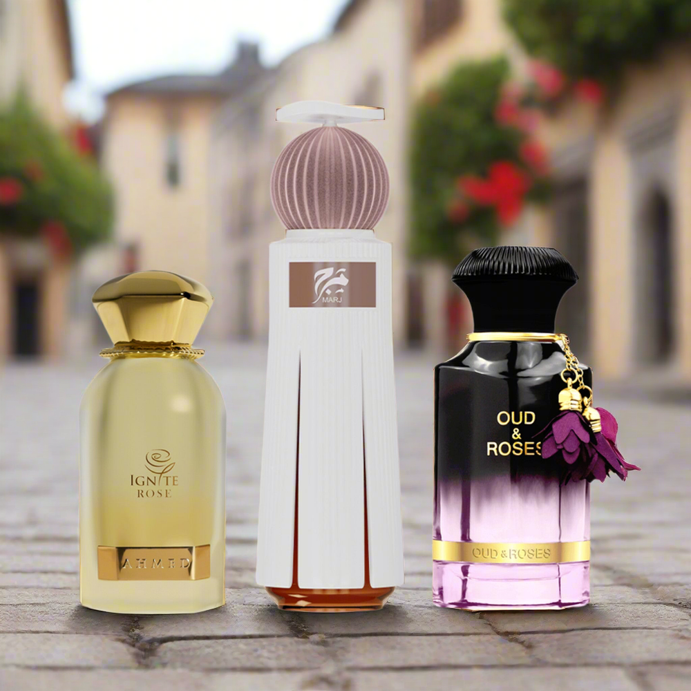 Ignite Rose EDP 60ml Marj EDP 60ml Oud Roses EDP 60ml by